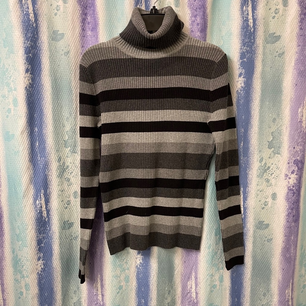 St. John’s Bay classic striped turtleneck sweater